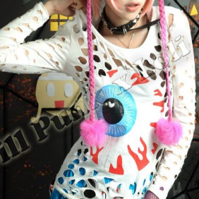 Blusa Furadinha Bloody Eye